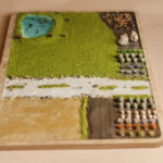 Sensoryczna makieta farma dla dzieci do zabaw figurkami