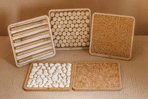 Ścieżka sensoryczna złoto natury hajo kids dla dzieci do terapii