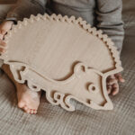 Wysypywanka sensoryczna dla dzieci drewniana wysypywanka, sensoryczna zabawka, pomoce do wysypywania, pomoce do motoryki małej, zabawki sensoryczne, drewniana wysypywanka jeż, wysypywanka sensoryczna jeż