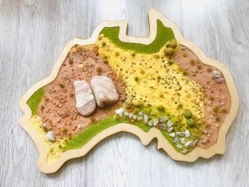 Sensoryczna makieta Australia