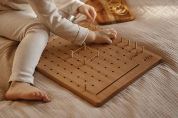 Drewniany Geoplan Montessori