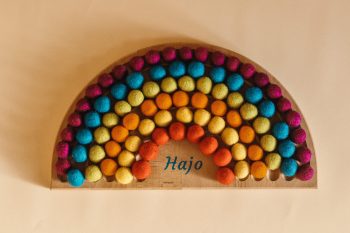 Kulki filcowe do tęczy 100 szt