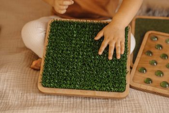 Panel sensoryczny wycieraczka zielona