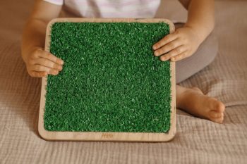 Panel sensoryczny sztuczna trawa krótsza