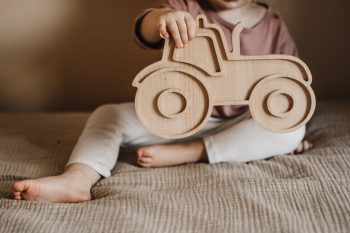 Sensoryczna wysypywanka traktor