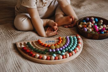 Sorter Tęcza drewniana Montessori