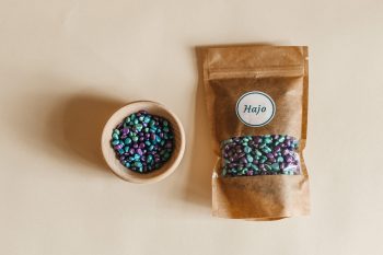 Kukurydza zielono-fioletowa metaliczna