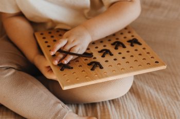 Przeplatanka Montessori baza z otworami