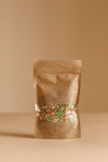 Kolorowy ryż bożonarodzeniowy